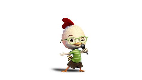 chicken little wallpaper|cartoon chicken with glasses.